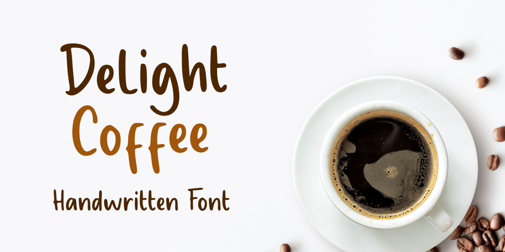 Delight Coffee font