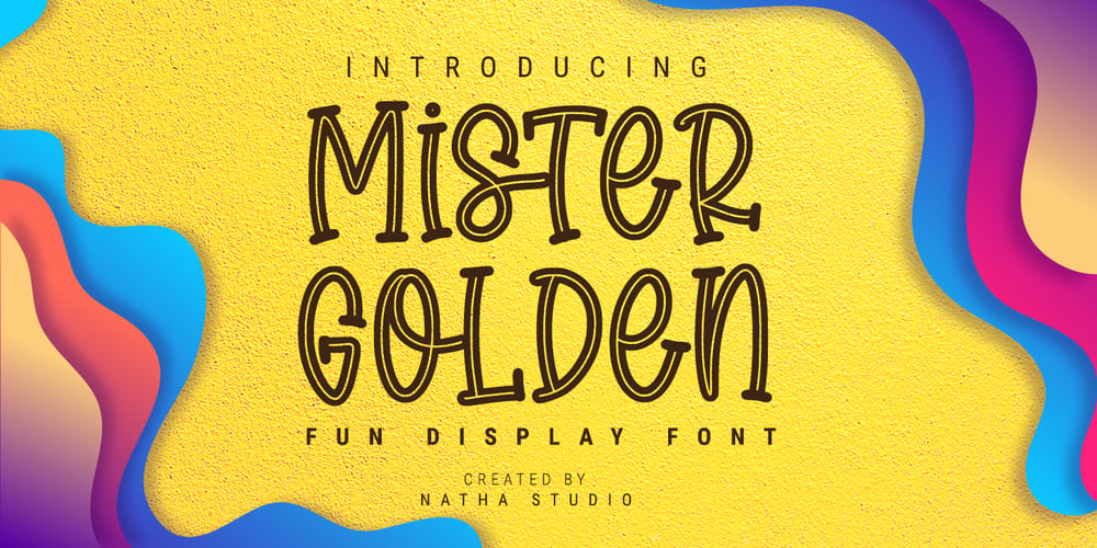 Mister Golden font