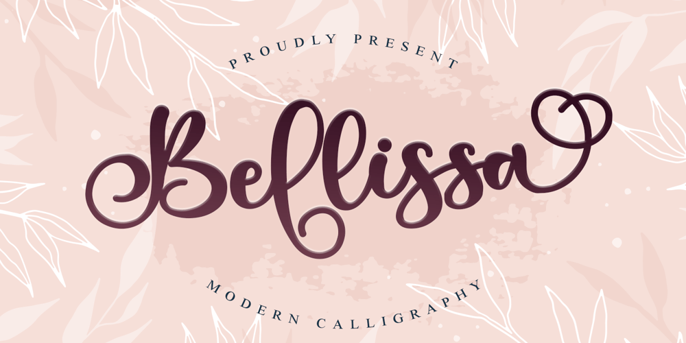 Bellissa font