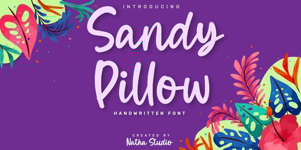 Sandy Pillow font