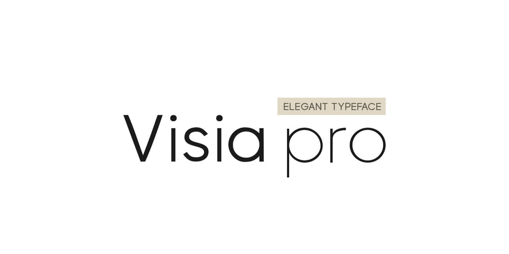 Visia Pro font