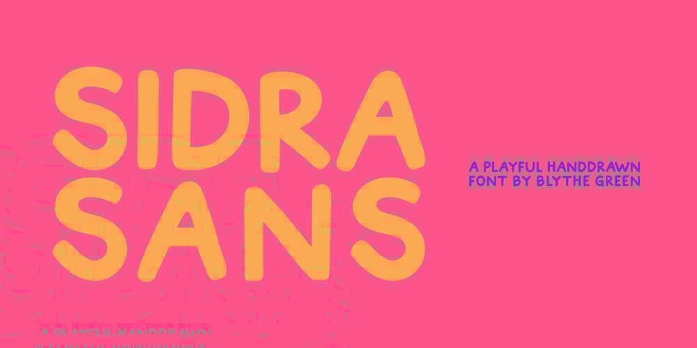 Sidra Sans font