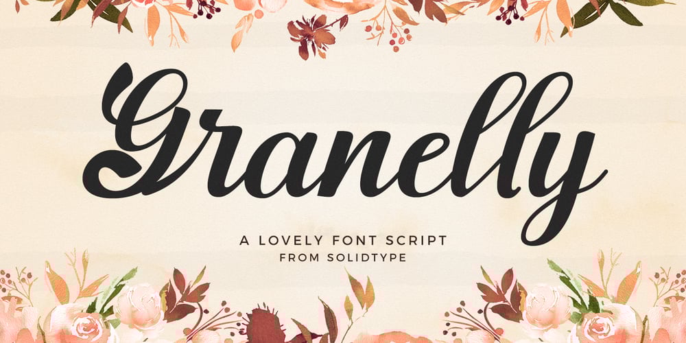 Granelly Script font