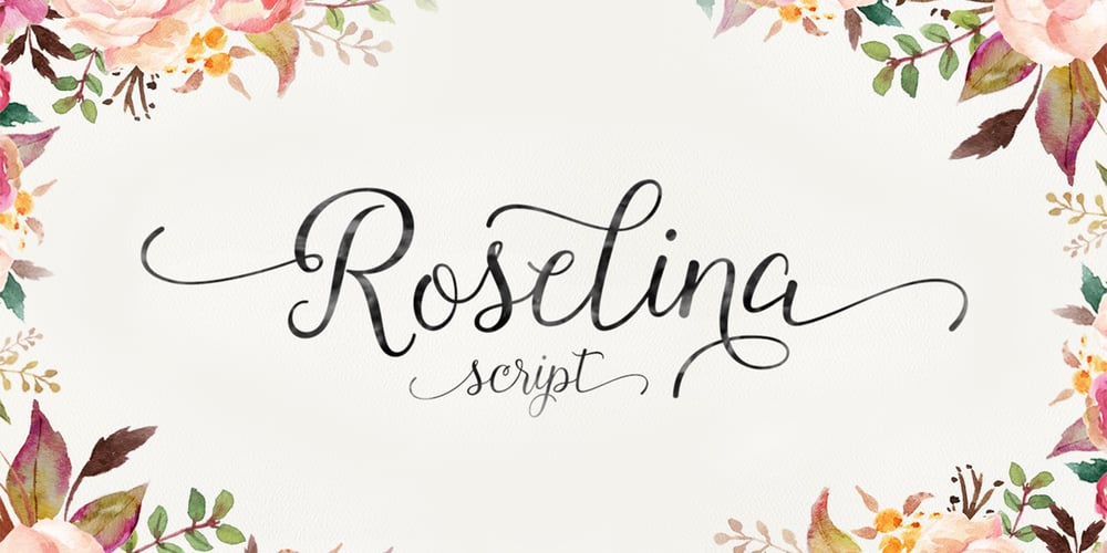 Roselina Script font