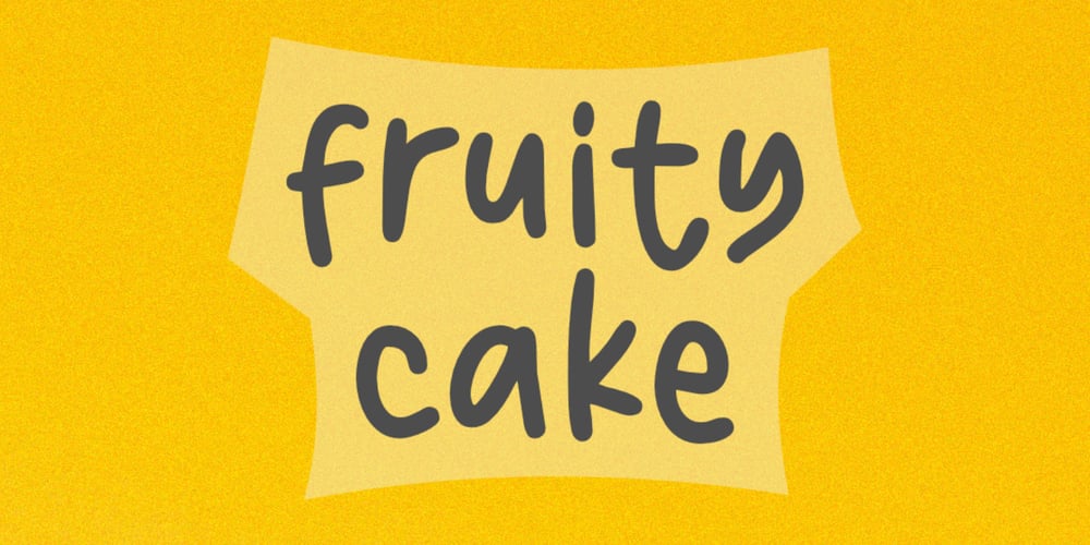 Fruity Cake font
