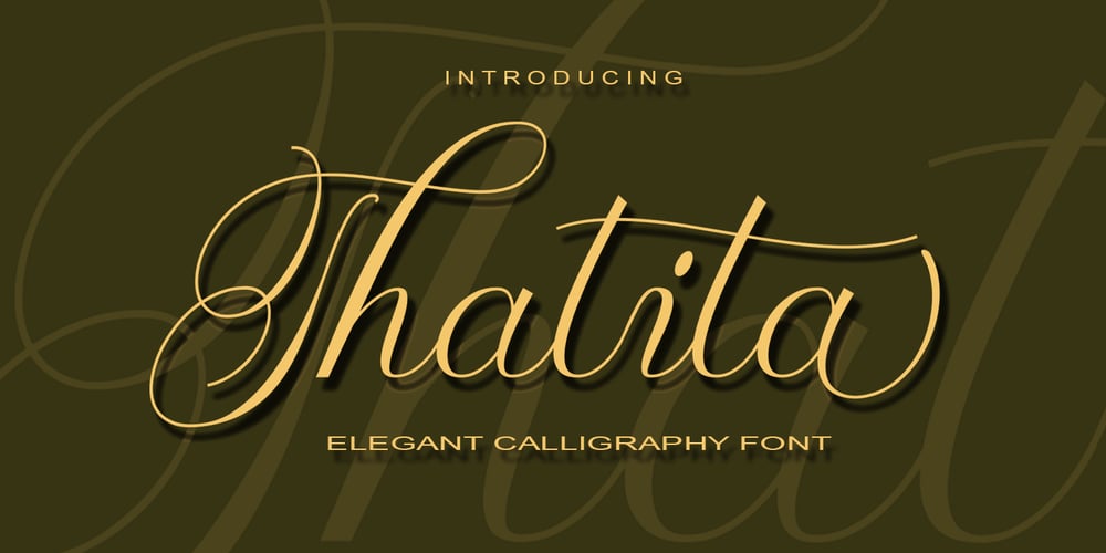 Thalita font