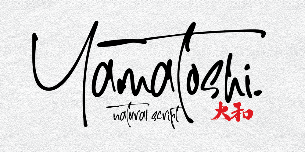 Yamatoshi font