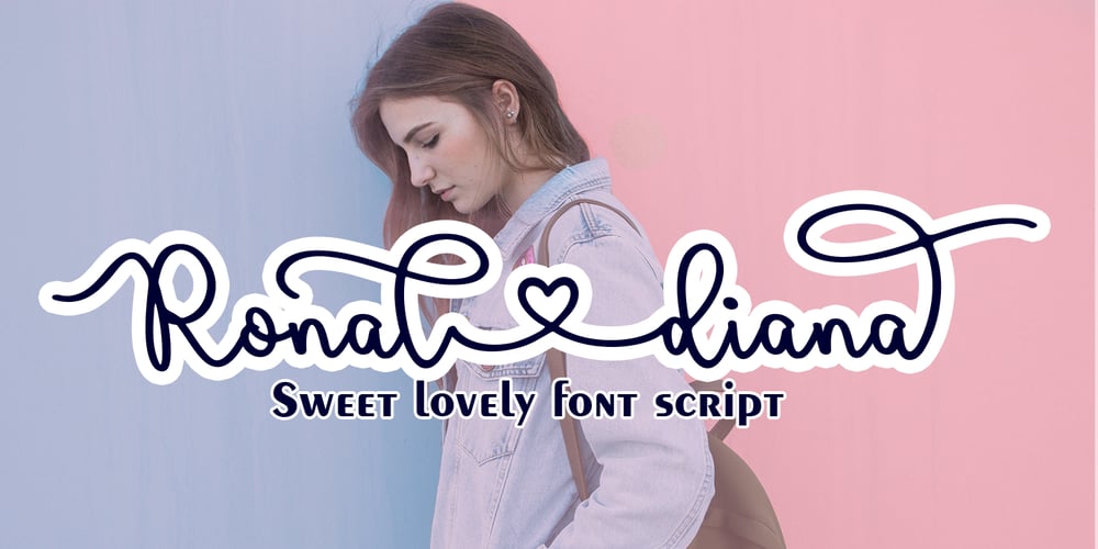Ronal Diana font