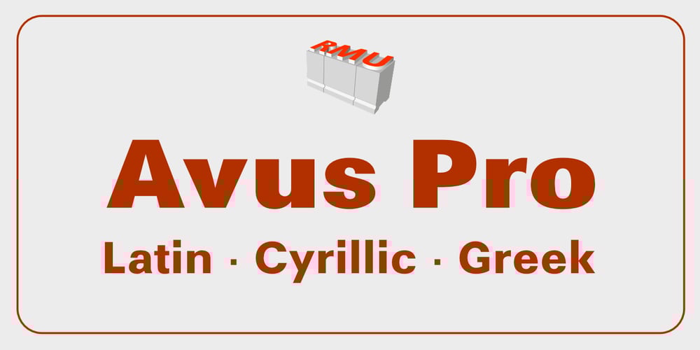 Avus Pro font