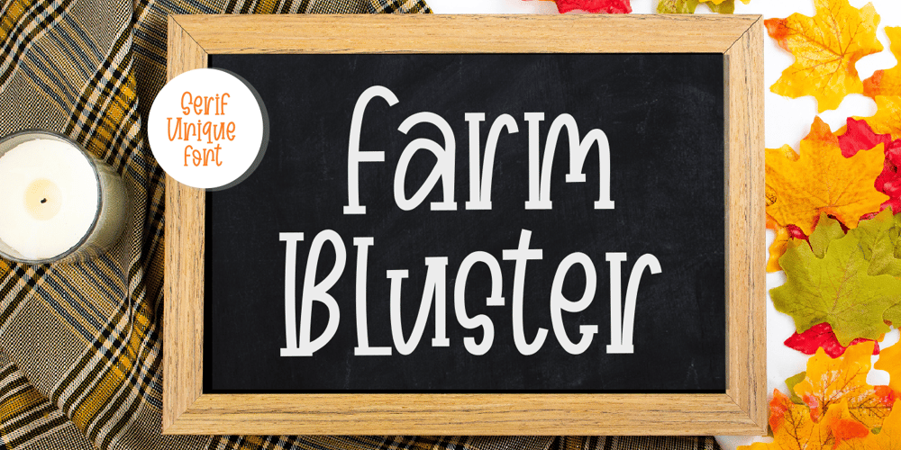 Farm Bluster font