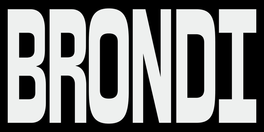 Brondi font