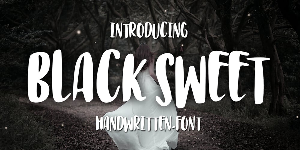Black Sweet font