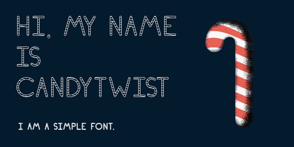 Candytwist font