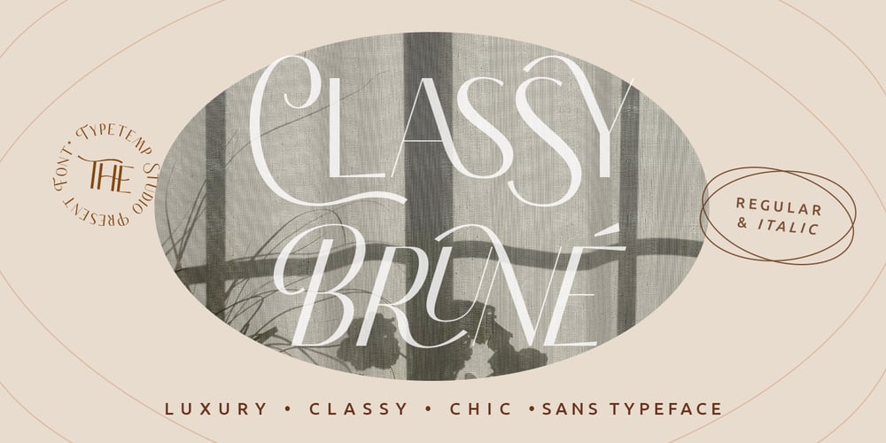Classy Brune font