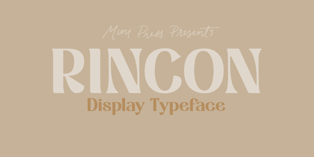 Rincon font