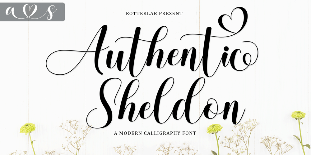 Authentic Sheldon font