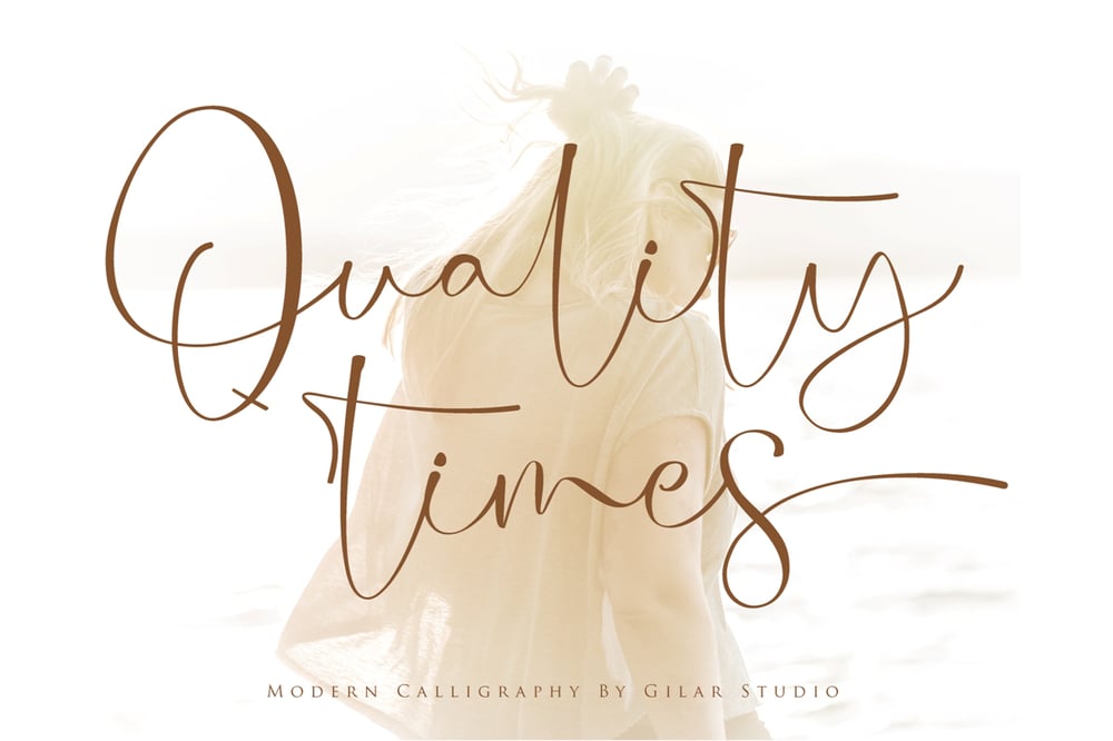 Quality Times font
