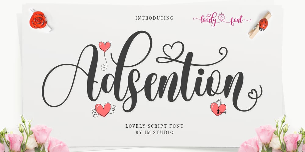 Adsention font