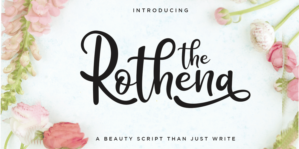 Rothena font
