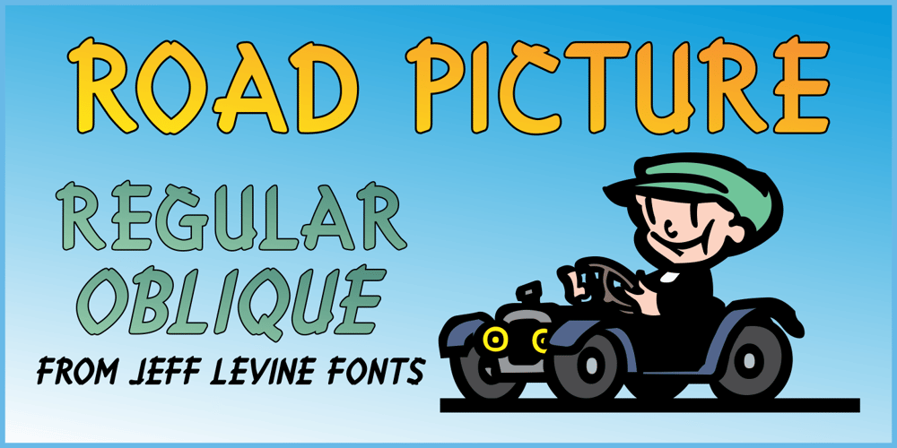 Road Picture JNL font