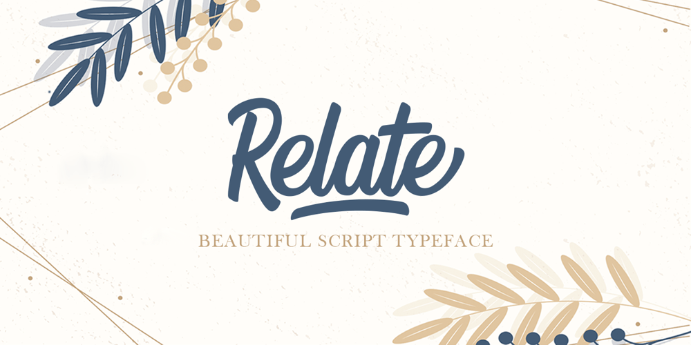 Relate font