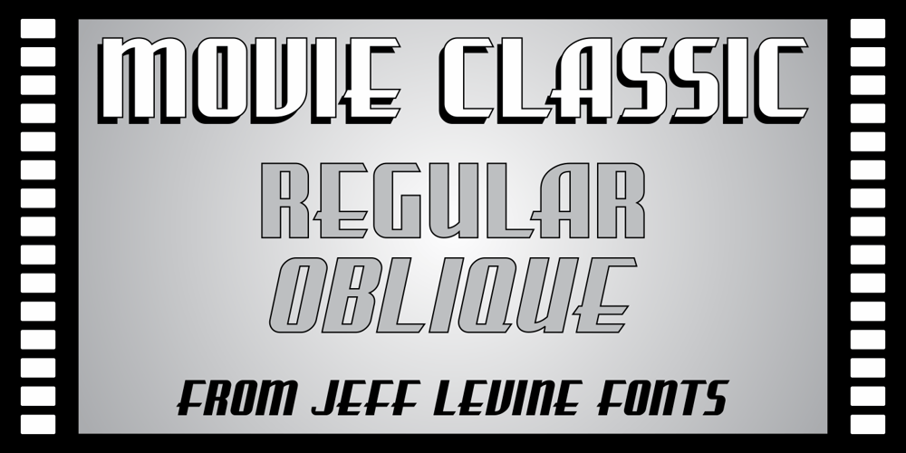 Movie Classic JNL font