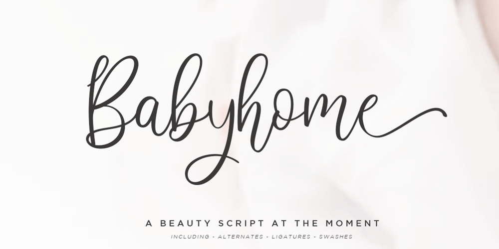 Babyhome font