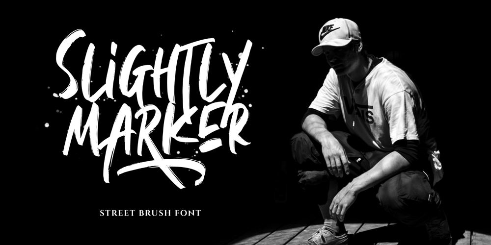 Slightly Marker font