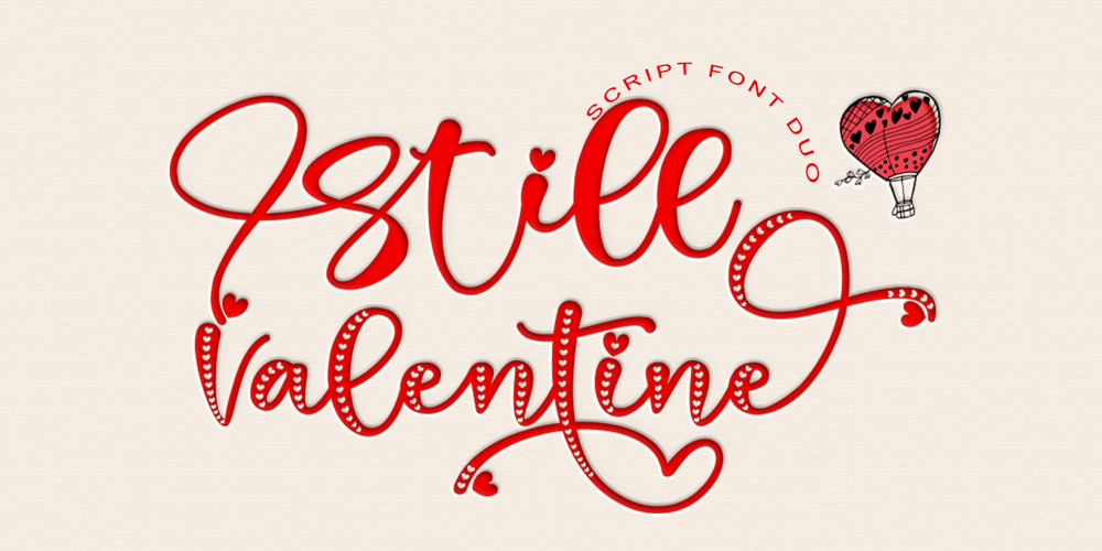 Still Valentine font
