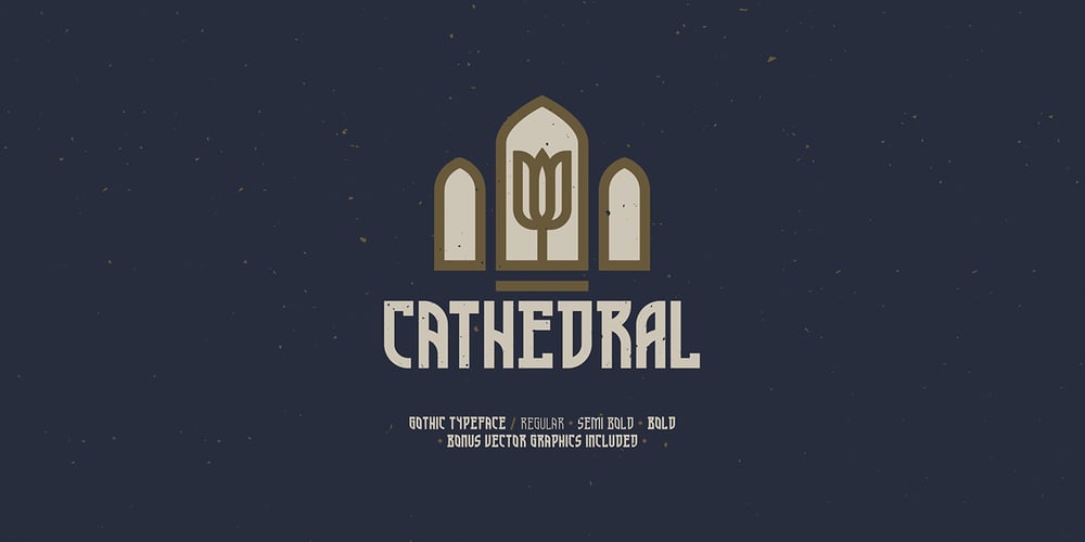 Cathedral Display font