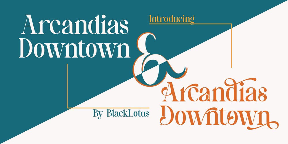 Arcandias Downtown font