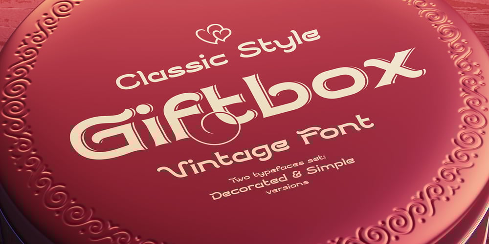 Giftbox font