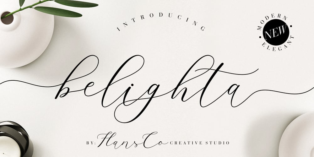Belighta font