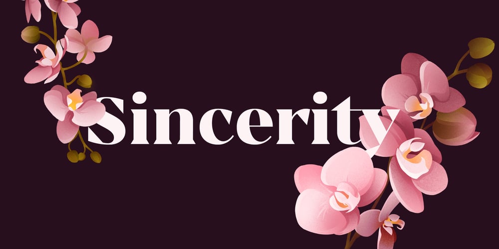 Sincerity font