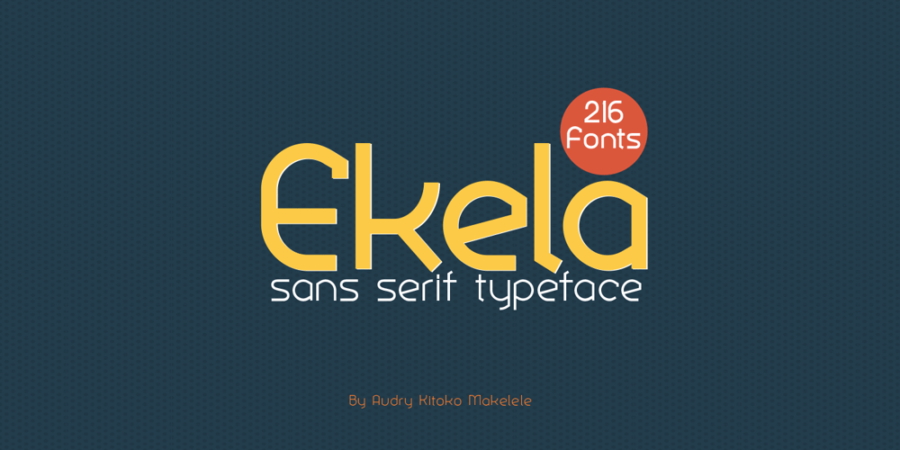 Ekela font