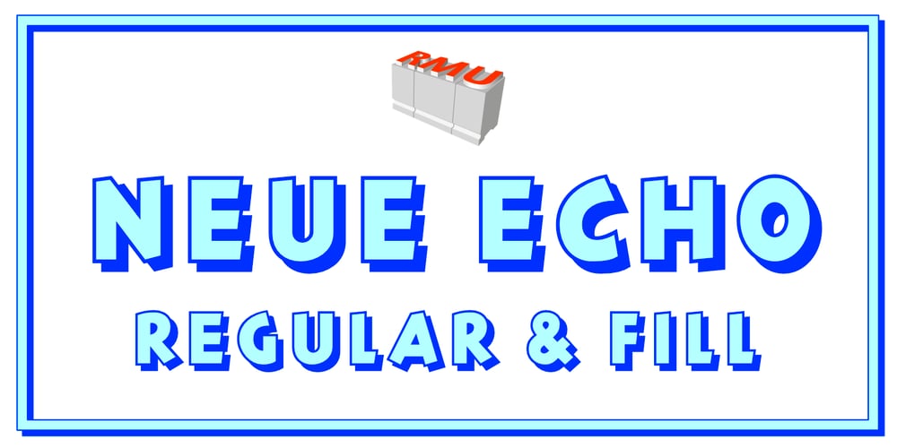 Neue Echo font