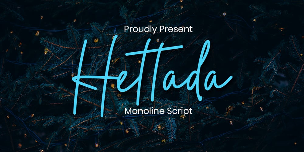 Hettada font