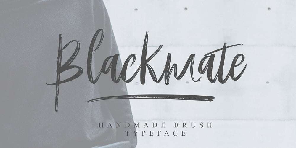 Blackmate font