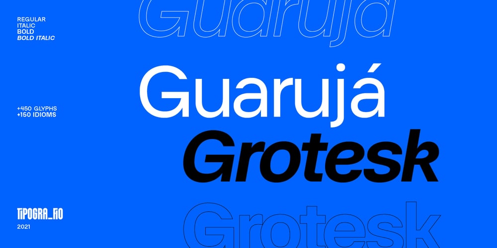 Guaruja Grotesk font