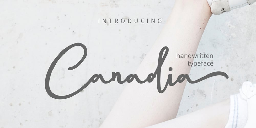Canadia font