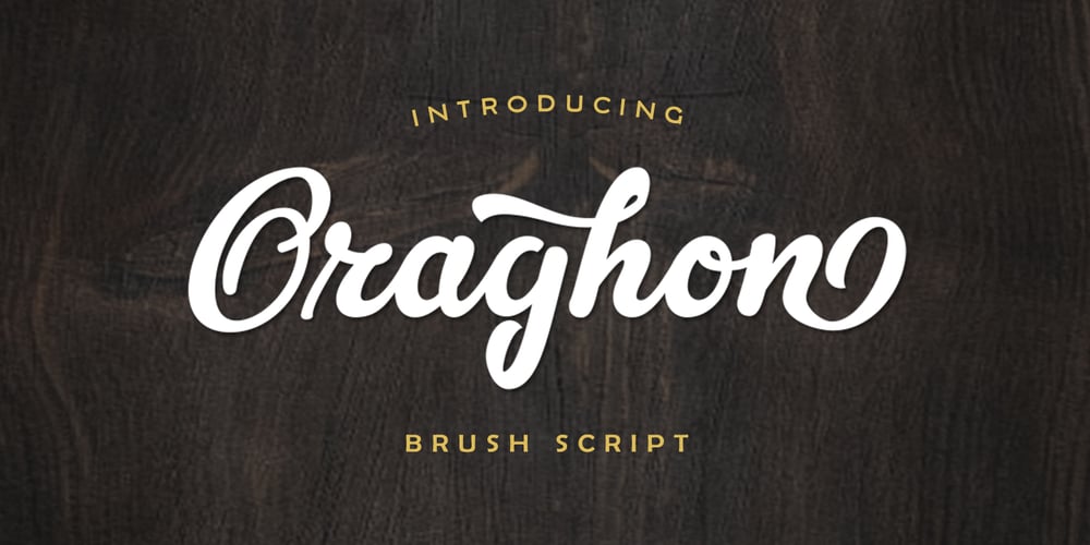 Oraghon Script font