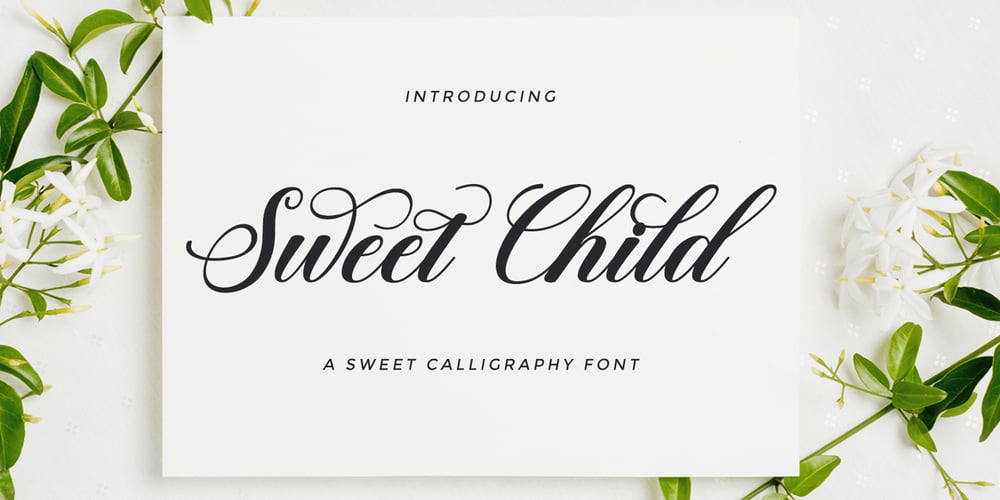 Sweet Child Script font