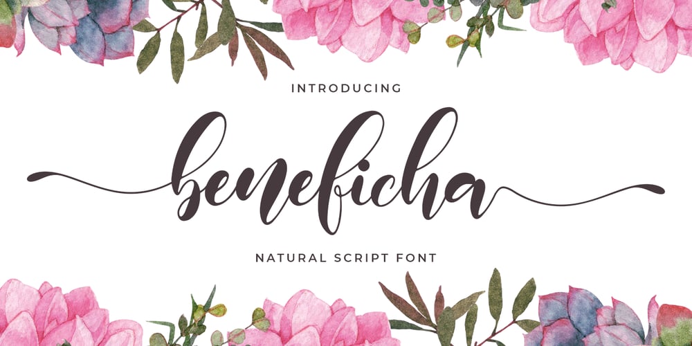 Beneficha font
