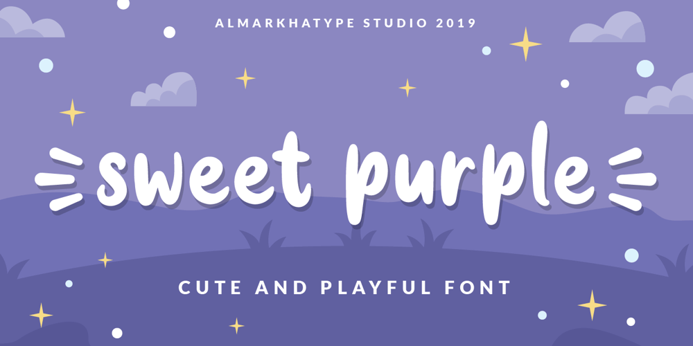 Sweet Purple font