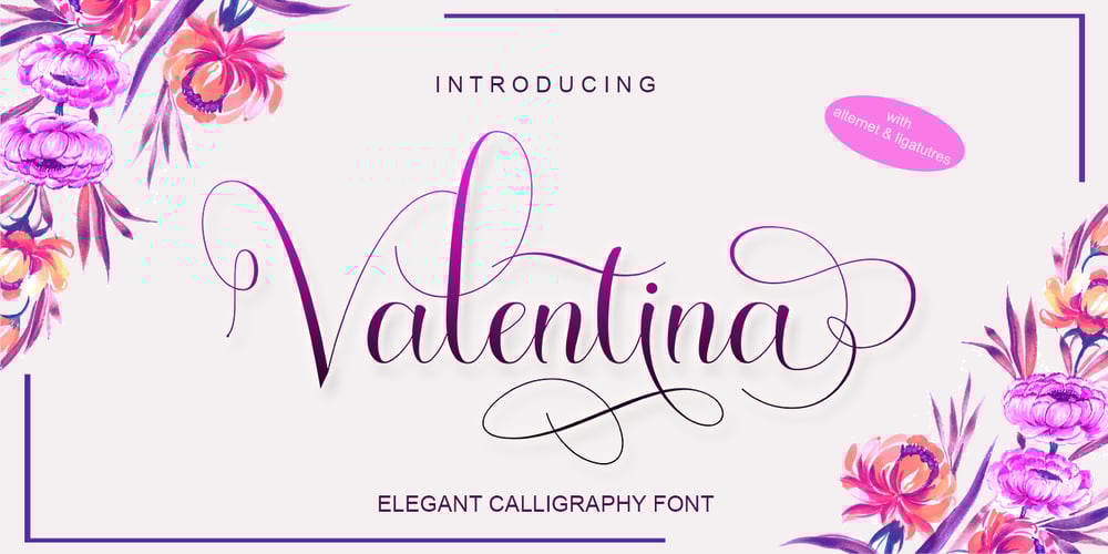 Valentina font