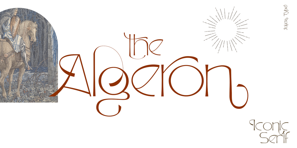 Algeron font