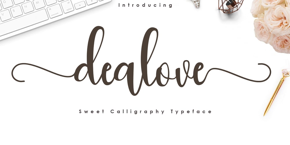 Dealove Script font
