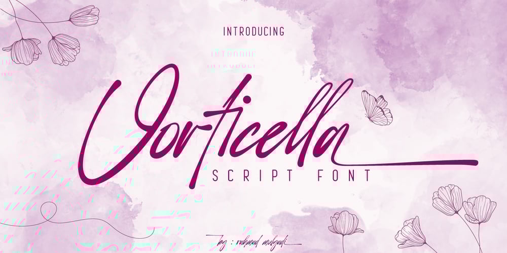 Vorticella font