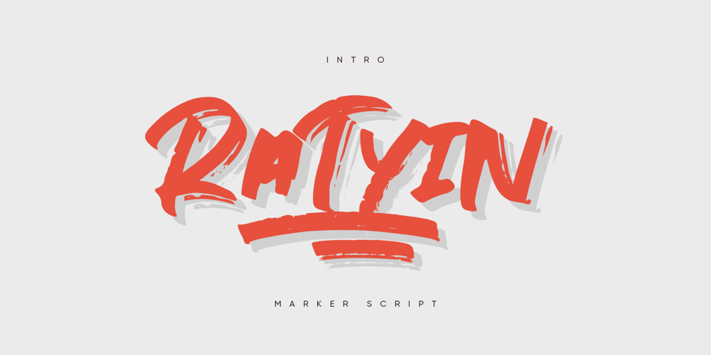 Ratyin font