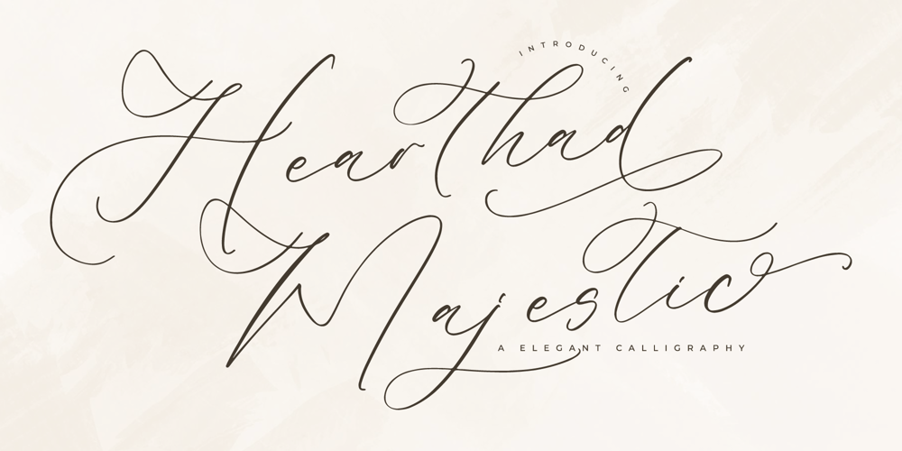Hearthad Majestic font